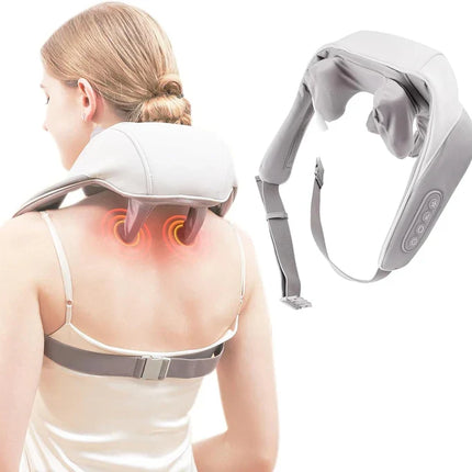 Neck Massager with Adjustable Heat & Soothing Vibration | Portable Relief for Stress and Tension
