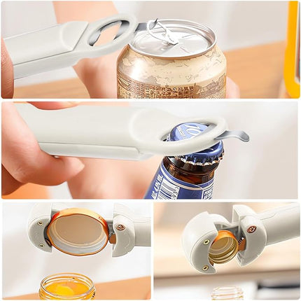 Ergonomic Universal Lid Opener with Non-Slip Grip | Easy Access for Jars and Bottles