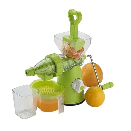Manual Juicer for Leafy Greens and Fruit, Hand Press for Wheatgrass, Kale and Spinach with Higher Yield