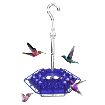 Hummingbird Feeder with 30 Feeding Ports & Easy Fill Design | Outdoor Hanging Station for 12 oz Nectar Capacity