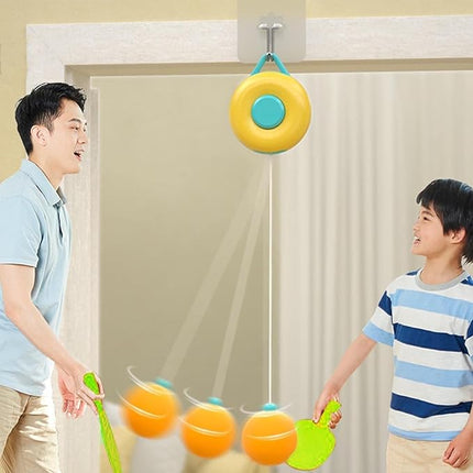 Table Tennis Trainer with Adjustable Swing Mechanism | Perfect for Skill Improvement