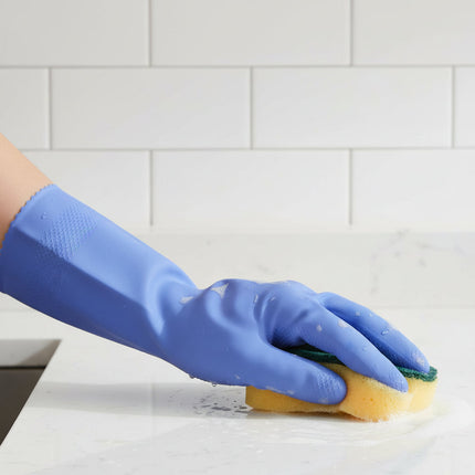 Household Cleaning Rubber Gloves Set with Non-Slip Grip | Multi-Purpose Protection for Kitchen and Gardening Tasks