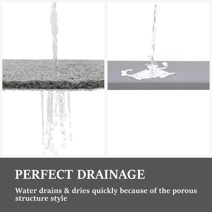 Non-Slip Quick-Dry Bath Mat with Water-Permeable Fabric | Safe Bathroom Rug for Everyday Use