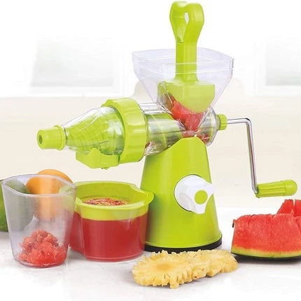 Manual Juicer for Leafy Greens and Fruit, Hand Press for Wheatgrass, Kale and Spinach with Higher Yield