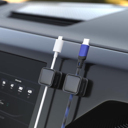 Magnetic Cable Organizer, Adhesive Cable Clips for Desk Cable Management – image 12