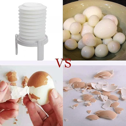 Egg Peeler Tool for Hard Boiled Eggs, One Press Shell Remover for Kitchen Meal Prep and Deviled Eggs