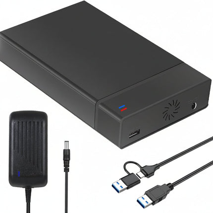 External Hard Drive Portable SSD Enclosure with USB 3.0 | Fast Data Transfer for Storage Expansion and Backup