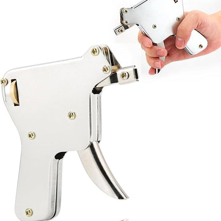 Lock Pick Gun, Manual Pin Tumbler Picking Tool with Ergonomic Grip, for Padlocks and Door Locks You Own