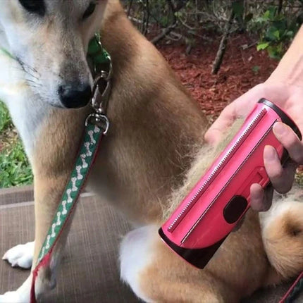 Pet Hair Removal Brush with Self-Cleaning Mechanism | Effortless Cleaning Tool for Home and Car