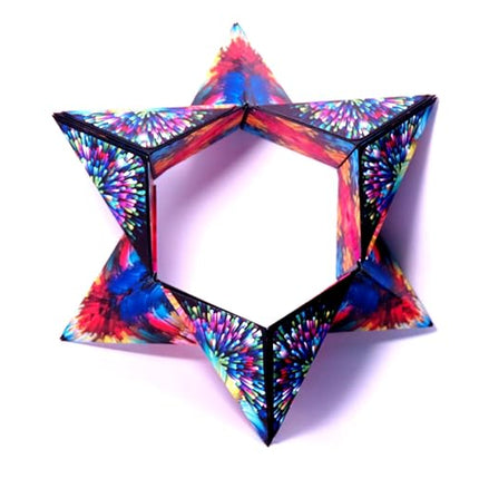 Magnetic Puzzle Cube Fidget Toy, Over 70 Shapes, Links to Other Cubes with Internal Magnets, for Kids and Adults