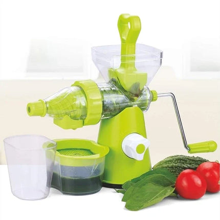 Manual Juicer for Leafy Greens and Fruit, Hand Press for Wheatgrass, Kale and Spinach with Higher Yield
