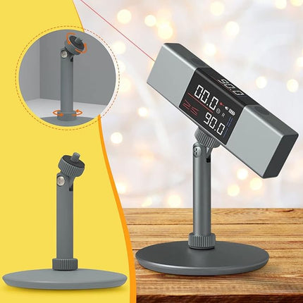 Laser Level with Horizontal and Vertical Lines, Self-Aligning, USB Rechargeable, Stand Mounted for Tiling and Framing