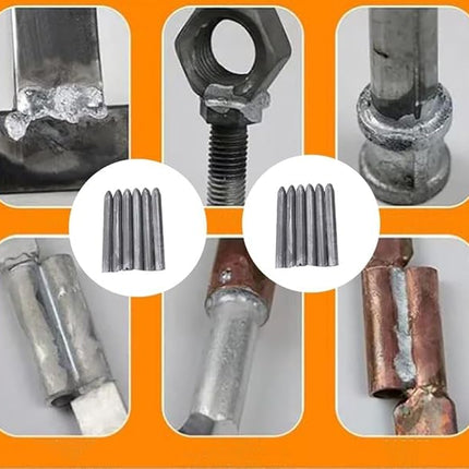 Aluminum Welding Rod Set, Easy Melt High Strength Brazing Rods for Metal Repair and Fabrication, No Machine Needed