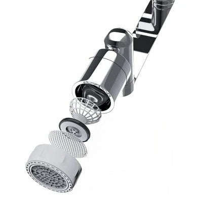 360 Rotatable Faucet Sprayer, 2-Mode Swivel Tap Attachment with 4-Layer Filter, Fits 99% of Kitchen and Bath Taps