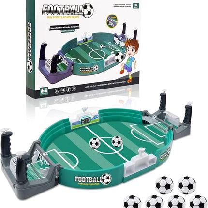 Tabletop Football Game with Realistic Player Movements | Compact Design for Family Fun