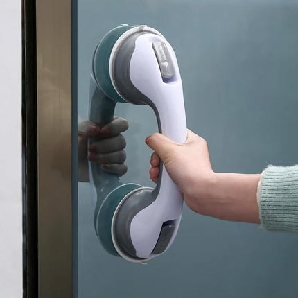 Bathroom Suction Grip Handle, No Drill Non Slip Steadying Grip Assist, Removes Without Damaging Tiles, 4 Colours