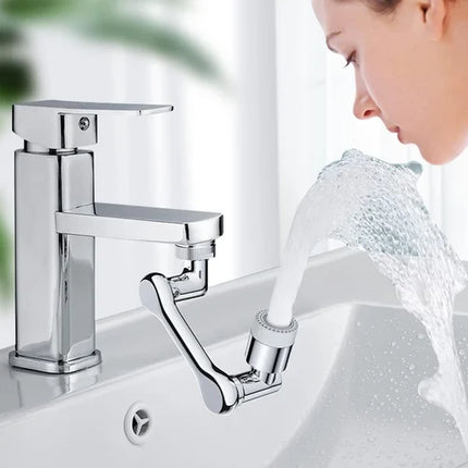 360 Rotatable Faucet Sprayer, 2-Mode Swivel Tap Attachment with 4-Layer Filter, Fits 99% of Kitchen and Bath Taps