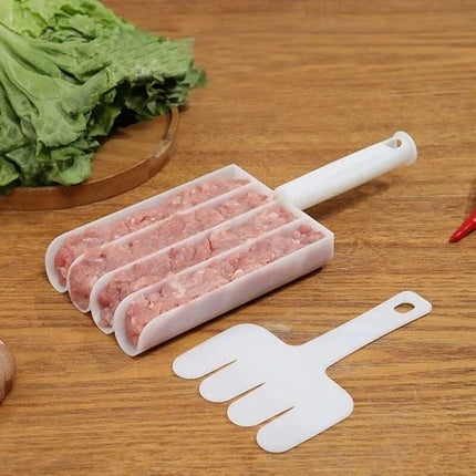 Meatball Maker Mold with Scoop Spatula, Press and Scoop Tray for Evenly Sized Meatballs Without Hand Rolling