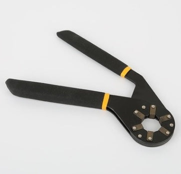 Self Adjusting Wrench with Self Tightening Jaws for Nuts and Bolts, Red and Yellow Universal Spanner for DIY Home Repairs