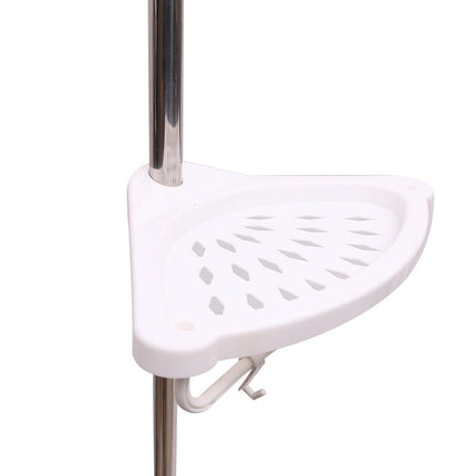 Telescopic Bathroom Storage Rack with Adjustable Shelves | Space-Saving Organizer for Clutter-Free Bathrooms