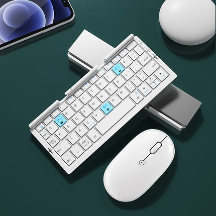 Bluetooth Folding Keyboard with Compact Design | Portable Typing Solution for Travel