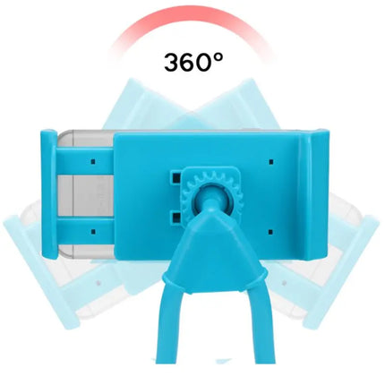 360 Degree Adjustable Phone Holder with Anti-Slip Base, 5 Colors, Hands-Free Stand for Video Watching and Calls