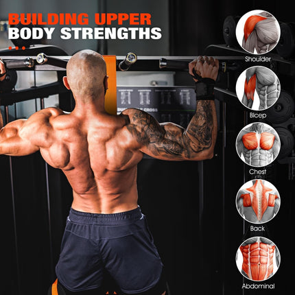Resistance Bands for Pull Ups, Pull Up Assistance Band with Double Foot Strap – image 4