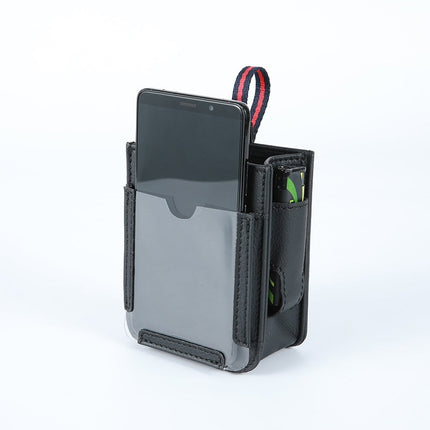Car Air Vent Phone Holder with Card Storage Pockets, Open Face Design for Touchscreen Access, 5 Colours