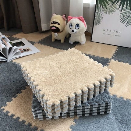 Plush Puzzle Tiles Set for Kids with Non-Toxic Foam | Safe & Soft Play Mat