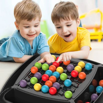 Chess Board Game, Tabletop Brain Game with Push and Collect Chess Pieces – image 7