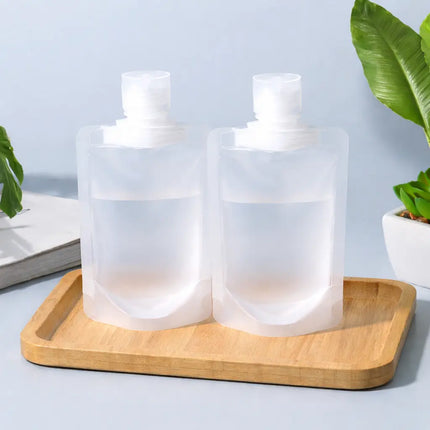 Refillable Dispensing Bags Set with Easy-Fill Opening | Eco-Friendly Storage Solution for Organized Living