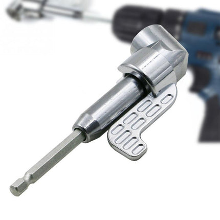 Drill Bit Extension Bar with Adjustable Length for Tight Spaces, Precision Drilling and Screw Driving Tool for Cabinet Backs and Corners