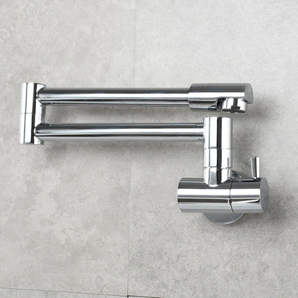 Pot Filler over Stove, Wall Mount Pot Filler Faucet with Single Handle and Swivel Spout – image 34