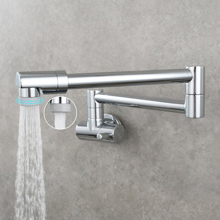 Pot Filler over Stove, Wall Mount Pot Filler Faucet with Single Handle and Swivel Spout, Kitchen Pot Filler
