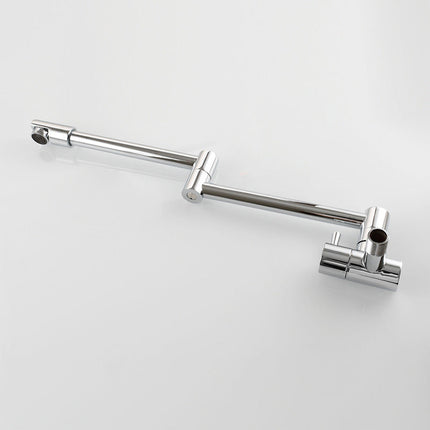 Pot Filler over Stove, Wall Mount Pot Filler Faucet with Single Handle and Swivel Spout – image 16