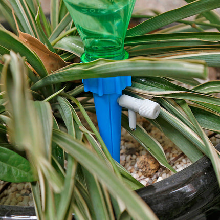 Plant Watering Spikes with Adjustable Control Valve, Bottle-Top Automatic Plant Waterer for Vacation and Daily Watering