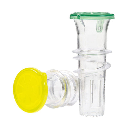 Citrus Juicer Cap with Pour Spout and Juicing Insert, Twist In Squeezer with Storage Lid for Lemons and Limes