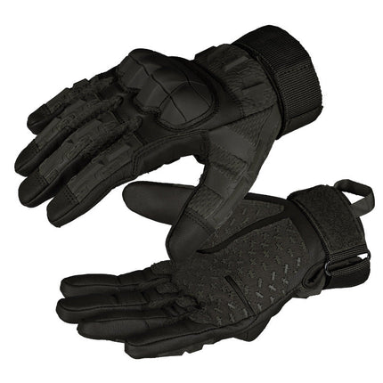 Tactical Gloves with Hard Shell Knuckle Protection and Touchscreen Fingertips, Sizes S to XL