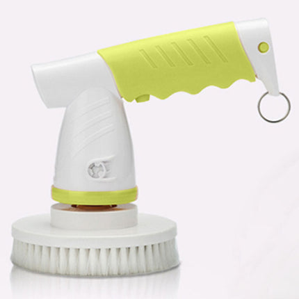 Electric Scrubbing Brush for Household Cleaning, Mains Powered Power Scrubber in Grey and Green with US, EU, AU and UK Plug Options
