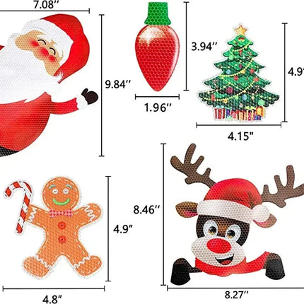 Christmas Car Magnets, Reflective Christmas Car Decorations, Outdoor Christmas Decorations for Garage Door and – image 10