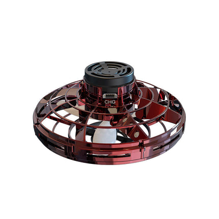 Mini Flying Drone Toy with Neon LED Lights, Palm Sized Light Up Flying Toy for Backyard, Beach and Dusk Play