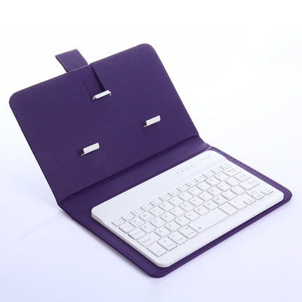 Foldable Keyboard Case Stand for Phones and Tablets, Folding Typing Case with Stand for Travel and Video Meetings