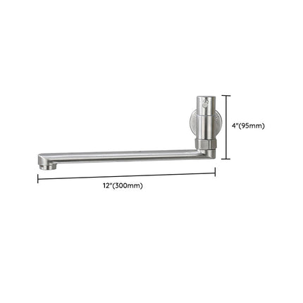 Pot Filler Faucet Wall Mount, Stainless Steel Cold Water Faucet