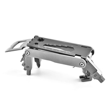 Bike Multi Tool Set with Chain Repair Tool, Hex Keys and Wrenches, Tire Levers, Phillips and Torx Screwdrivers, Pocket Bicycle Repair Kit