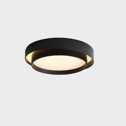 Nordic Round LED Ceiling Light with Soft Ambient Glow | Minimalist Flush Mount Lamp for Modern Interiors