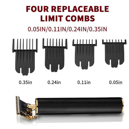 Cordless Hair Clipper for Men, Hair Trimmer with T Blade and 4 Guide Combs – image 4