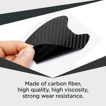 Car Door Handle Cup Protector, Carbon Fiber Door Handle Guard 4 or 8 Pack, Car Door Protector, Car – image 6
