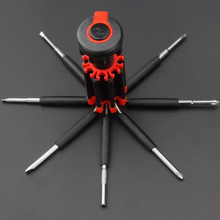 Multifunctional Screwdriver Set with 8 Tools | Ergonomic Grip for Easy Use