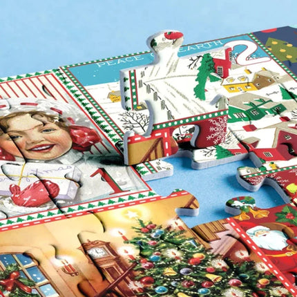 Advent Calendar Jigsaw Puzzle for Adults, Christmas Games for Family – image 7