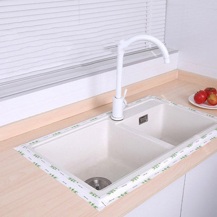 Waterproof Sealing Tape for Sink and Bathtub Corners, Self Adhesive Kitchen and Bath Seam Strip, 7 Patterns